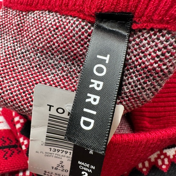 NWT Torrid Full Length Signature Waist Sweater Polar Bear Legging Size 2 (2X) - Picture 9 of 13